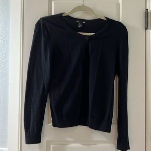 H&M Black cardigan sweater.